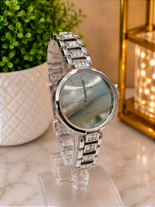 Relogio feminino Mondaine prata 32903L0MVNM2