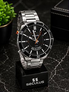 Relógio Masculino Séculos Prata - 77218G0SVNA1