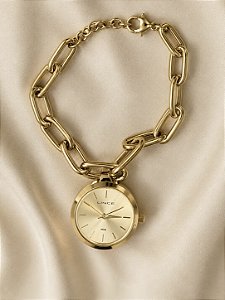 Relógio Feminino Lince Dourado - LRG4875L24C1KX