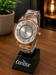 Relógio Feminino Condor Rose - C02035NTT/4K
