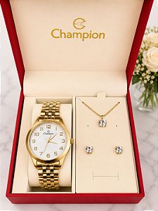 Kit Relogio Champion CH22966W