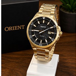 Relógio Masculino Orient Dourado - MGSS1294 (SOLAR TECH)