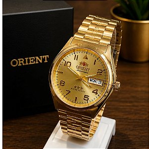 Relógio Feminino Orient Dourado Automatico - 469GP083NH