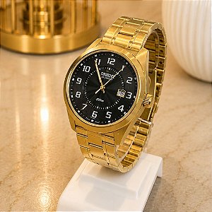 Relógio Masculino Orient Dourado - MGSS1288 (SOLAR TECH)
