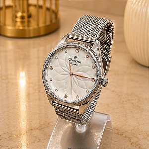 Relógio Champion Feminino Prata - CN26993Q