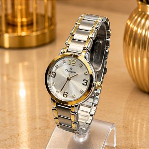 Relógio Champion Feminino Dourado/ Prata - CN28419B