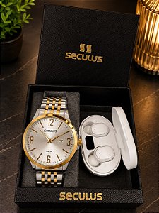 Kit Relógio Seculus Masculino 44213GPSVBA3 / L1