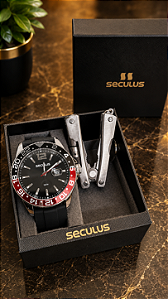 Kit Relógio Seculus Masculino 44220G0SVNU1K1