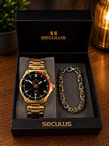 Relógio Seculus Masculino - 77359GPSKDA3K1