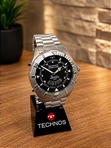 Relogio masculino Technos prata skydiver WT2050AZN/1P