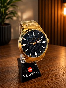Relogio masculino Technos Dourado 2117LDC/1A
