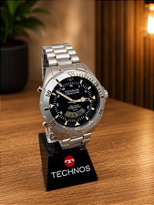 Relogio mascuulino Technos prata SKYDIVER WT2050AXN/1A
