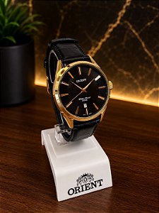 Relogio masculino Orient de couro preto MGSC1010P1PX