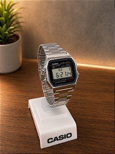 Relógio Unissex Casio Digital Prata -A158WA-1DF