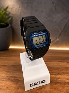 Relógio Casio illuminator Masculino Digital - F-105W-1ADF-SC