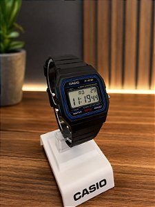 Relógio Casio Masculino Digital Preto - F-91W-1DG-SC
