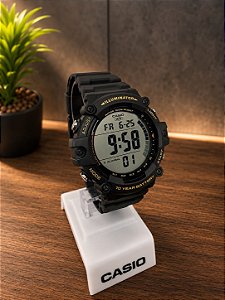 Relógio Casio iluminator Masculino Digital Preto - AE-1500WHX-1AVDF-SC