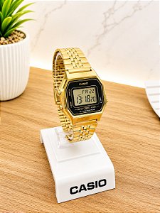 Relógio Casio Unissex ILLuminator Dourado - LA680WGA-1DF