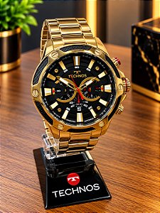 Relogio Masculino Technos Dourado JS25BCB/1P