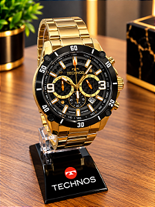 Relogio Masculino Technos Dourado JS25DH/1P