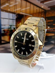 RELÓGIO SECULUS MASCULINO LONG LIFE 20801GPSVDA2