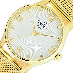 Relógio Feminino Analógico Champion CN25716M Elegance - Dourado