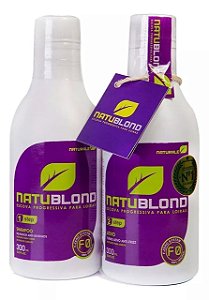 Naturale Escova Progressiva Blond Organica 2x300ml Platinados