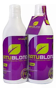 Naturale Escova Progressiva Blond Organica 2x500ml Platinados