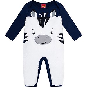 Macacão Bebê Moletom Masculino Kyly