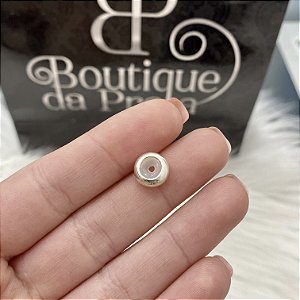 Berloque de Prata Trava Silicone