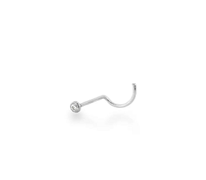Piercing de Prata Nariz Nostril
