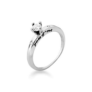Anel de Prata You&Me Branco