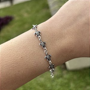 Pulseira de Prata Bali Tartaruga