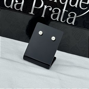 Brinco de Prata Infantil Pérola