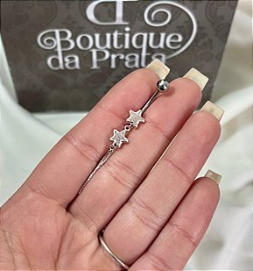 Piercing de Prata Estrela Umbigo