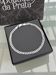 Pulseira de Prata Grumet 4mm