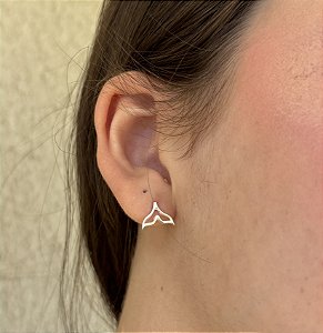 Brinco de Prata Cauda Liso