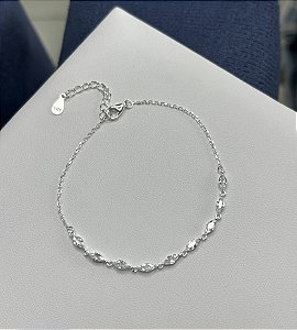 Pulseira de Prata Pedras