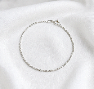 Pulseira de Prata Cordão Baiano
