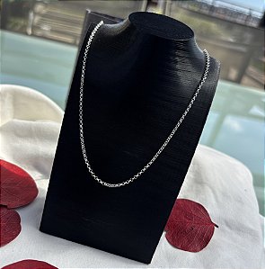 Corrente de Prata Portuguesa 40cm