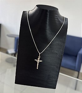 Corrente com Pingente Crucifixo