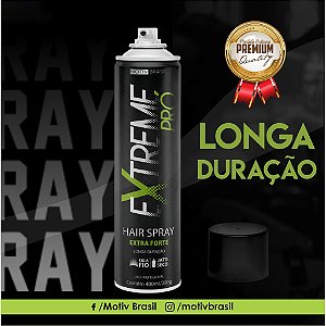 SPRAY FIXADOR PARA CABELOS EXTREME PRO - LAQUE JATO SECO 400ML