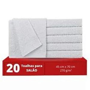 Kit 20 Toalha De Rosto Profissional Salão