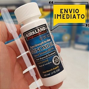 Kirkland Minoxidil 5% Original - 1 Mês de Tratamento