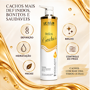 Modelador de Cachos 500ml Bellos Cachos GE Hair Professional