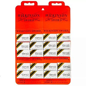 Lâmina Para Barbear Wilkinson 60 Lâminas Cartela