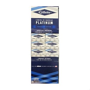 Lâmina Barbear Platinum 50 Peças - Gillette