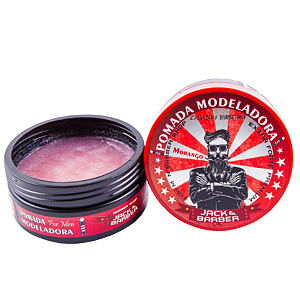 POMADA MODELADORA  MORANGO JACK BARBER 150G