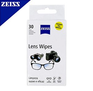 Zeiss Lens Wipes | 30 Unidades | Lenços para Limpar o Óculos
