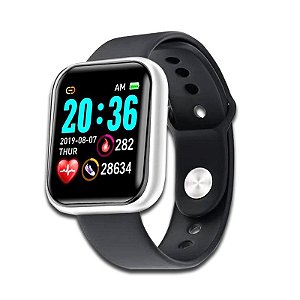 SMARTWATCH Y68 D20 BLUETOOTH 4.0 MONITOR CARDÍACO